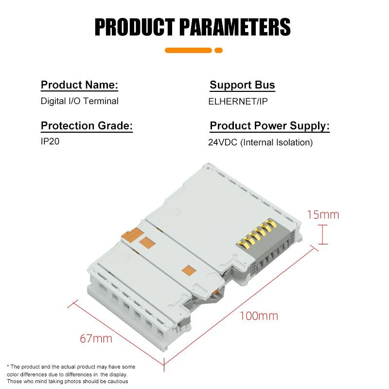 Automation Industrial Control PLC Data Acquisition Input Output Ethernet/Ip 8-Channel Digital Combi I/O Module 3