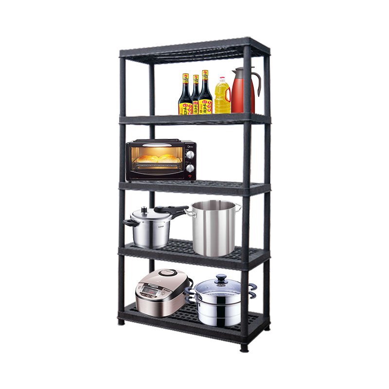 Storage Stacking Racks Plastic Shelf Boltless Garage Shelving 4