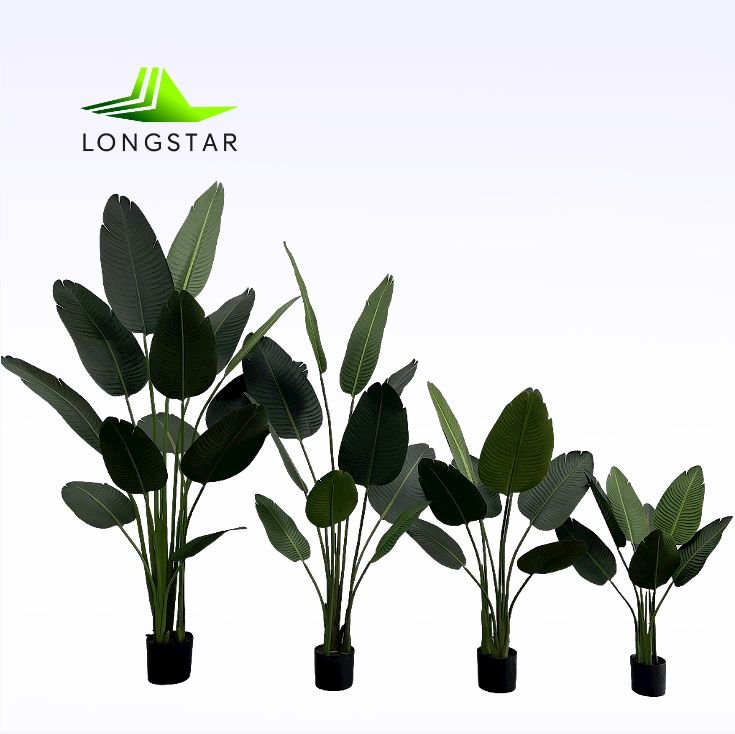 Top Sale Artificial Plants Wholesale Palm Tree Traveller Tree for Indoor Home Decoration From 60cm to 240cm