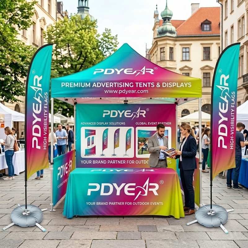 Pdyear Factory Price Tent Custom Design 10x10/10x15ft Heavy Duty Folding Pop up Advertising Gazebos for Outdoor alternate view