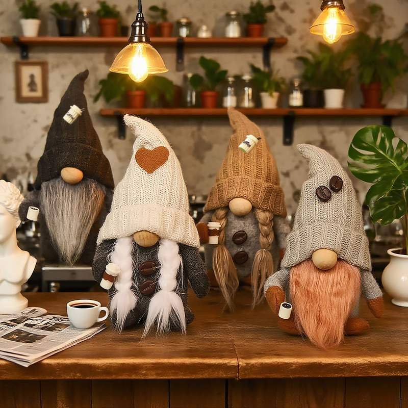 2026 Wholesale Christmas Gnome Santa Nordic Holiday Plush Doll Ornament Faceless Rudolph Handmade Eco-Friendly
