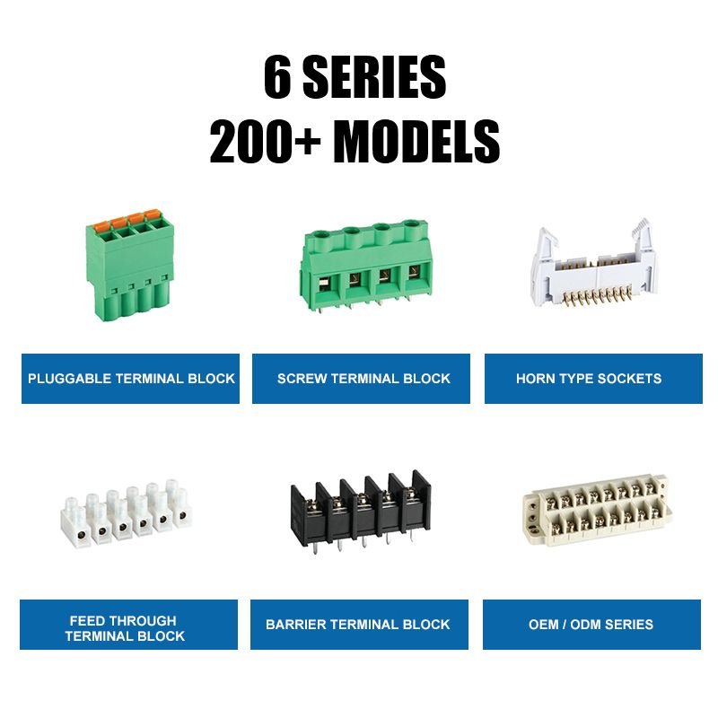 Din Rail Termi-Blok Header Socket Electrical Equipment Connector Pin Pcb Mount Screw Green Housing Pluggable 3