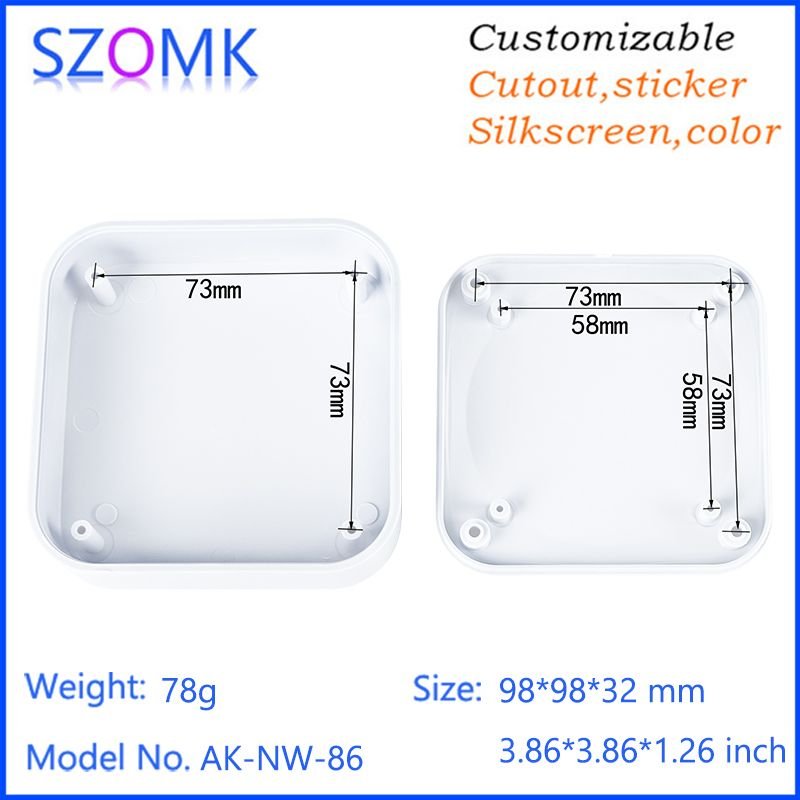 Szomk Remote Controller Iot Electronic Case Handheld Housing Iot Box Network Gateway Small Sensor Plastic Iot 3