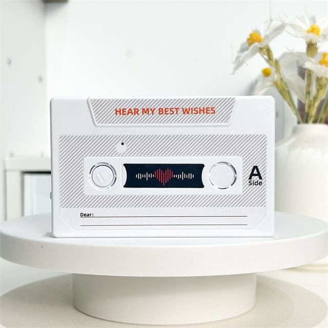 Hot Sale Voice Cassettes Tape 60/300s Message Recorder Customizable Sound Greeting Card for Birthday Valentine's 3