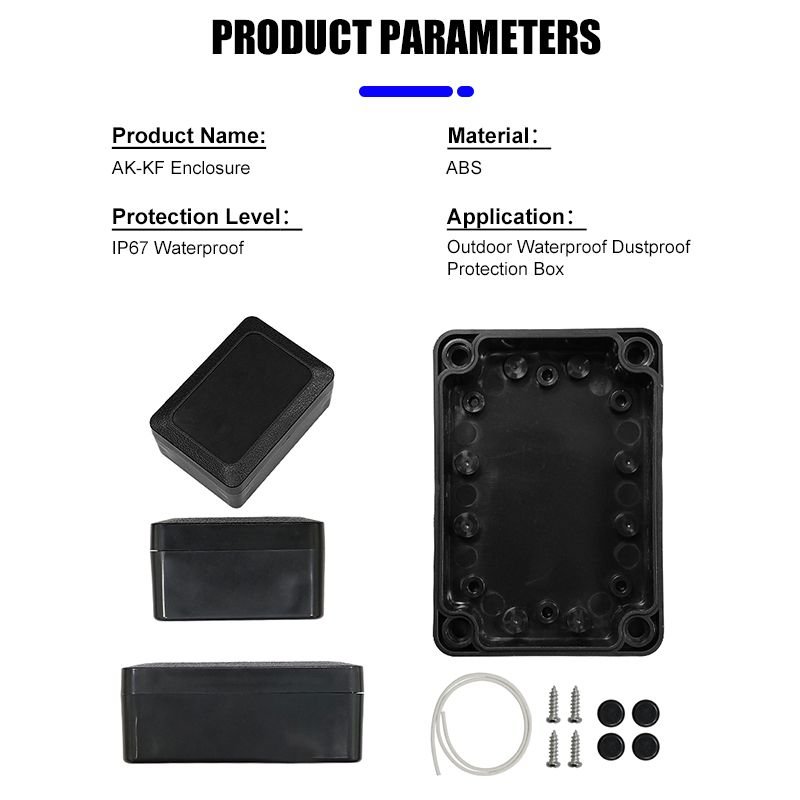 Szomk New Diy Case IP67 Pcb Enclosure Outdoor Electric Box ABS Waterproof Box Plastic Electronic Enclosure alternate view