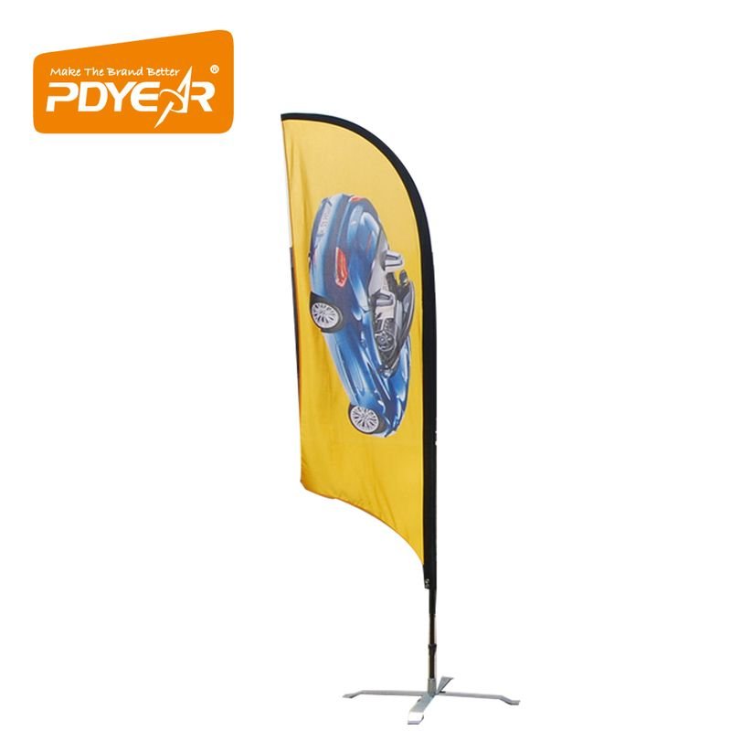 Custom Logo Feather Beach Flag Wholesale Price Business logo Outdoor Advertising Quick Assembly Flying Banner for