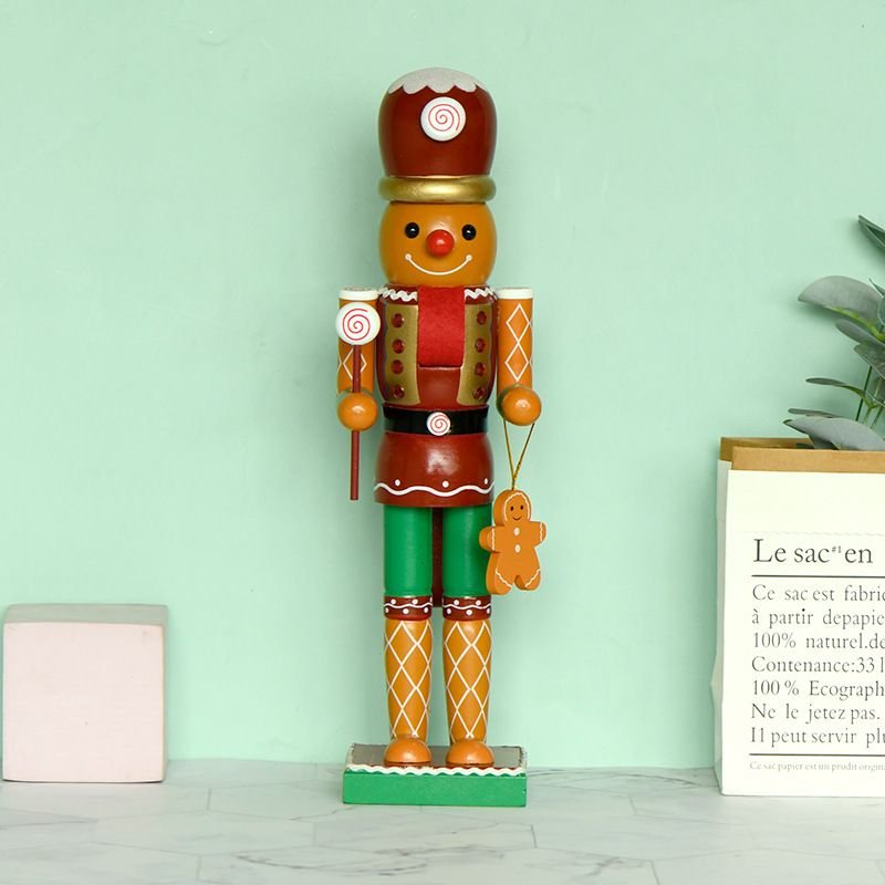 Traditional Unique Wooden Christmas Nutcracker for Christmas Tree Decoration 12cm to 180cm alternate view