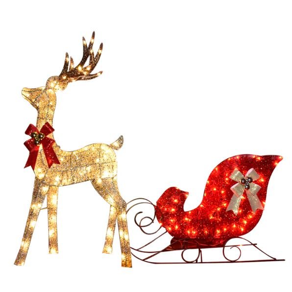 the Fawn Family Christmas Lights for Christmas Decoration