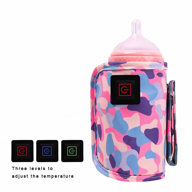 Nursing Bottle Warmer USB Adjustable Temperature for Heating Cup Sleeve Mug Outdoor Thermos Bag Universal Warmth
