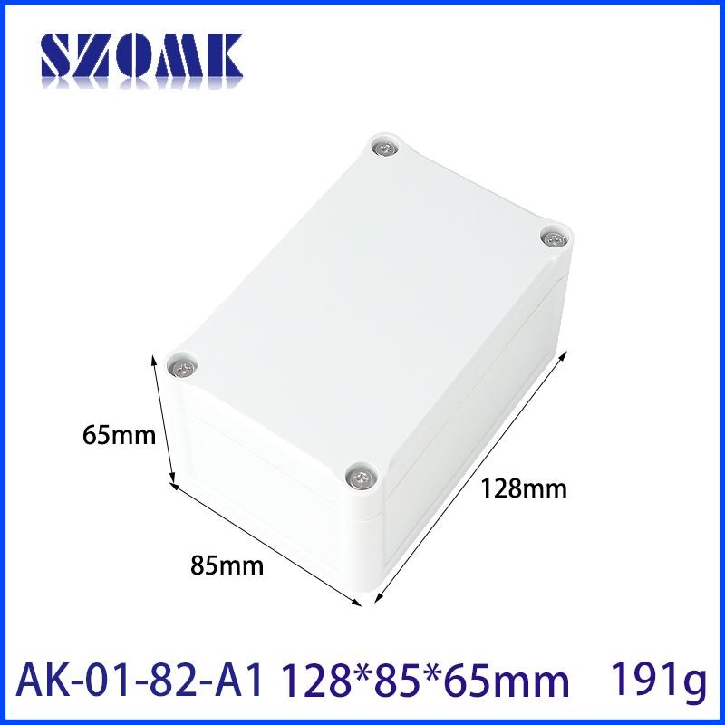 MM IP67 waterproof electronic junction box with ABS plastic cover alternate view