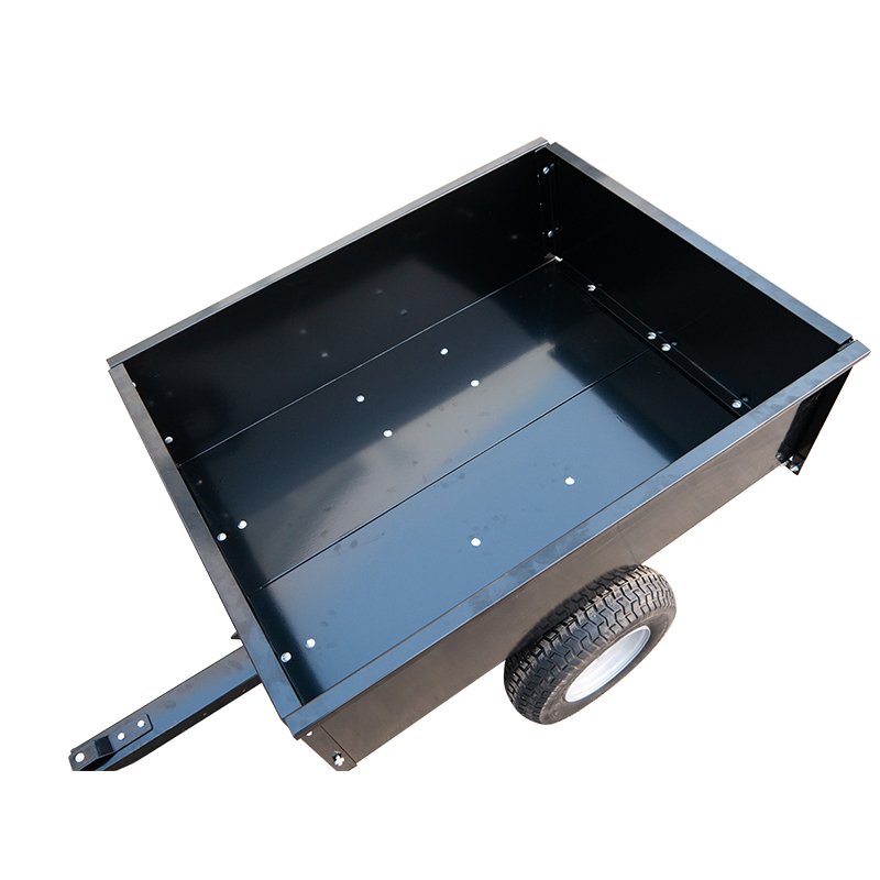 Utility Garden Towed ATV Dump Trailer Cart, Yard Wagon Trolley alternate view