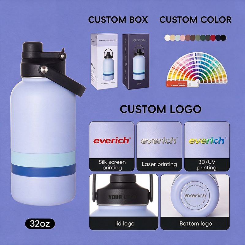 32oz Dog Water Bottle Insulated Travel Stainless Steel Dispenser Portable Food and Water Bowl for Walking Dog 3