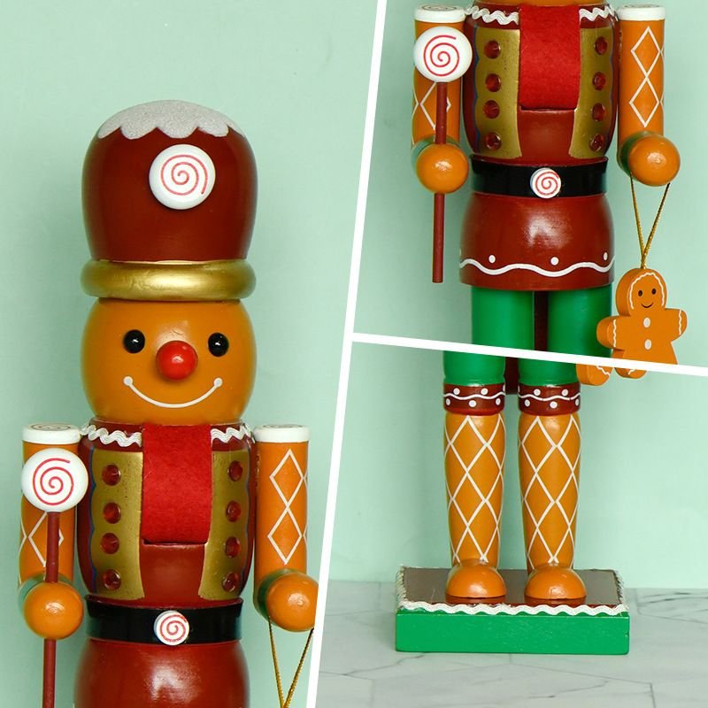Traditional Unique Wooden Christmas Nutcracker for Christmas Tree Decoration 12cm to 180cm