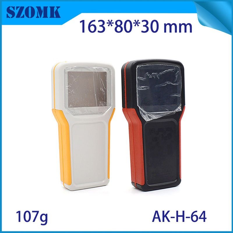 Szomk ABS Handheld Instrument Battery Case Electronic Box Portable Display Small Remote Plastic Handheld Enclosure 3