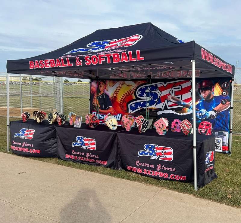 Commercial Grade Canopy Tent Dye Sublimation Print Logo Aluminum Alloy Frame Easy Set-Up Gazebo for Exhibition alternate view