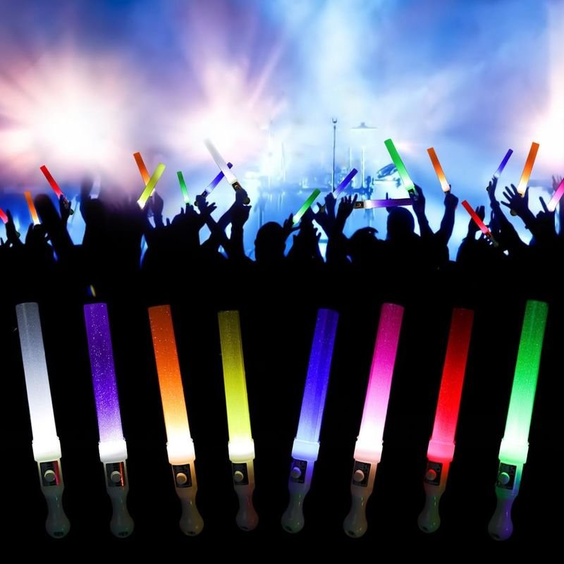 Custom Logo LED Glow Stick Multi-Color Changing Light up Wand for Concert Party Event Bar Nightclub Stadium Supply alternate view