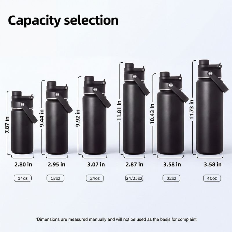 Double Wall Stainless Steel Cup Insulated Drink Bottle Tumbler Water Bottle Vacuum Hot and Cold Thermal alternate view