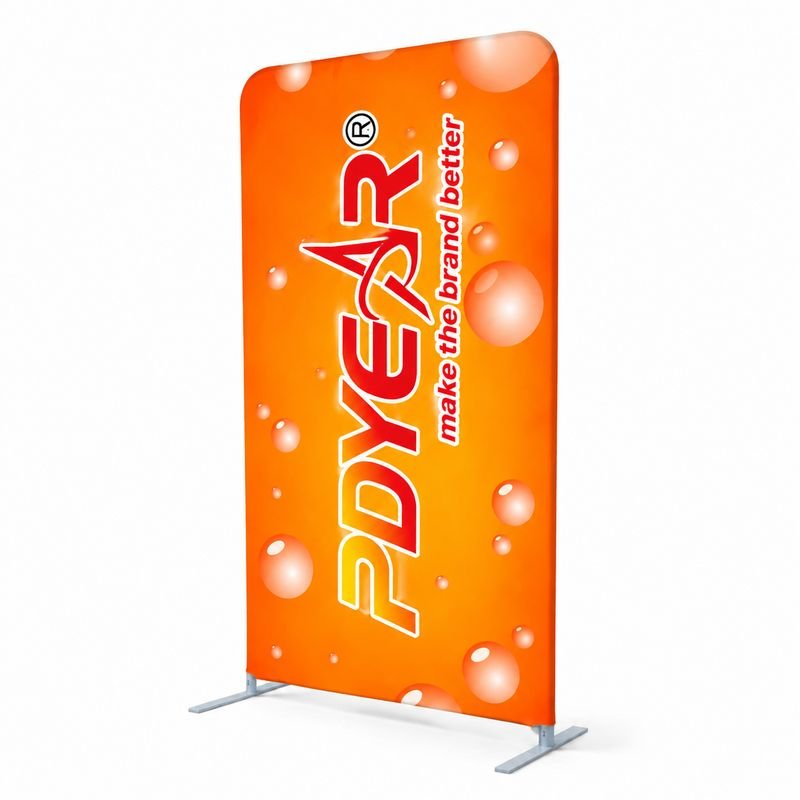 Tension Fabric Display Customizable Retractable Banner Stand for Trade Show Retail Store & Promotional Events alternate view