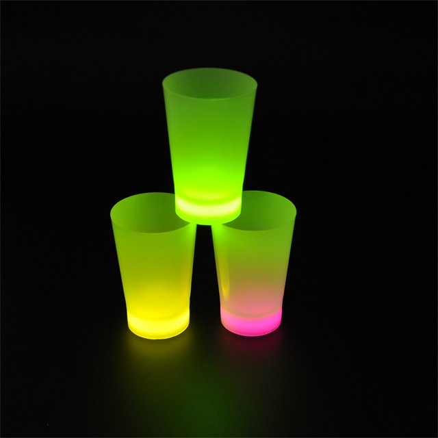LED Light up Party Cups Flashing Multicolor Neon Party Cup for New Year's Eve Birthday Glow Light up Party Party alternate view