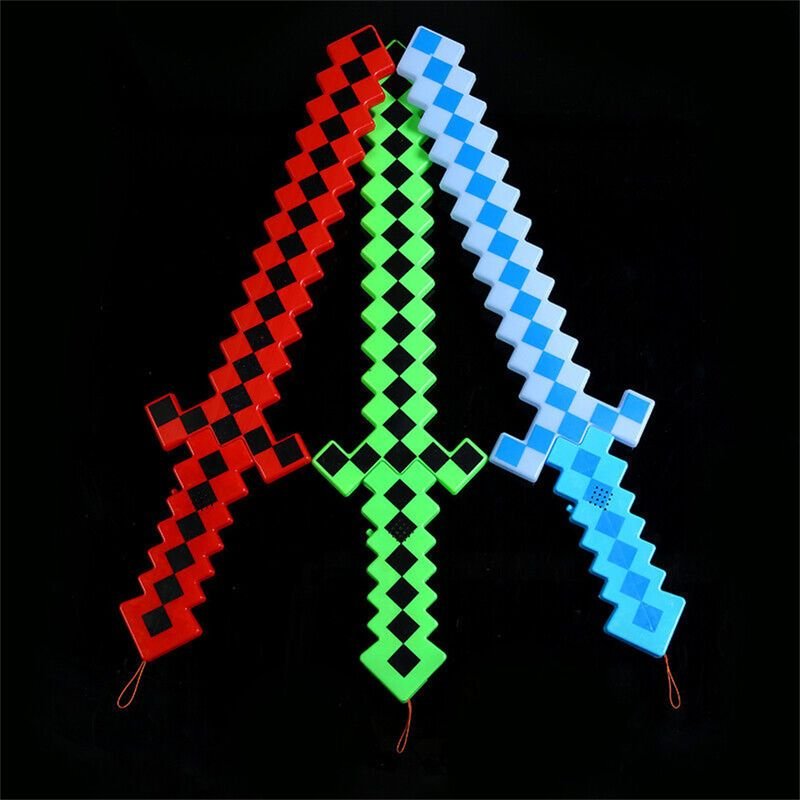 Hot Sale LED Toy Swords Light up Sword for Kids Christmas Party Favors Luminous Toy Light up Pixel Sword for Neon 3